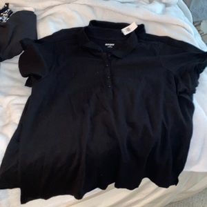 Professional black polo